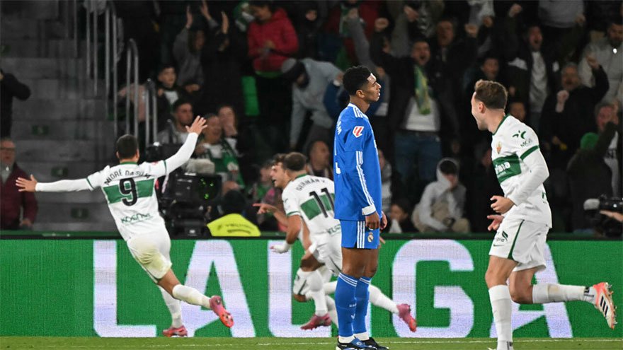 Bellingham Rescues Real Madrid With Late Equaliser in 2-2 Draw Against Elche