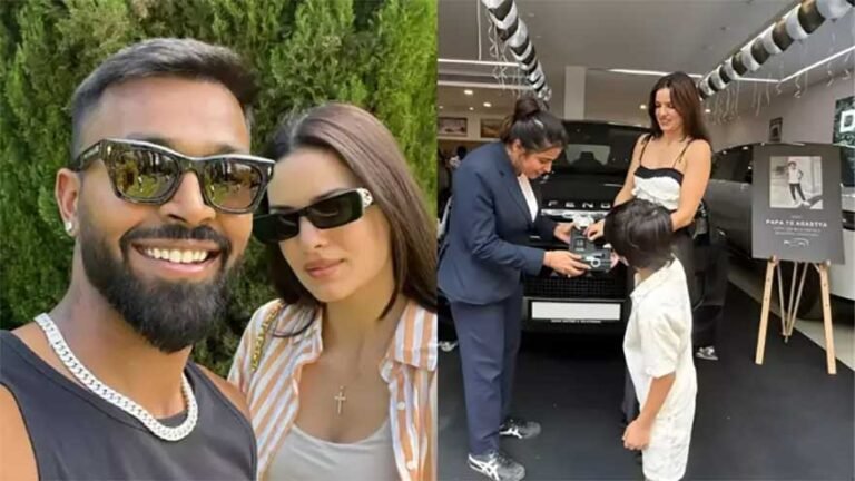 Hardik Pandya Gifts Luxury Land Rover Defender to Son Agastya and Ex-Wife Natasa Stankovic