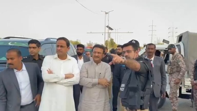 Sindh Home Minister Zia-ul-Hassan Lanjar, Mayor Murtaza Wahab Review Karachi Security Ahead of Ramadan