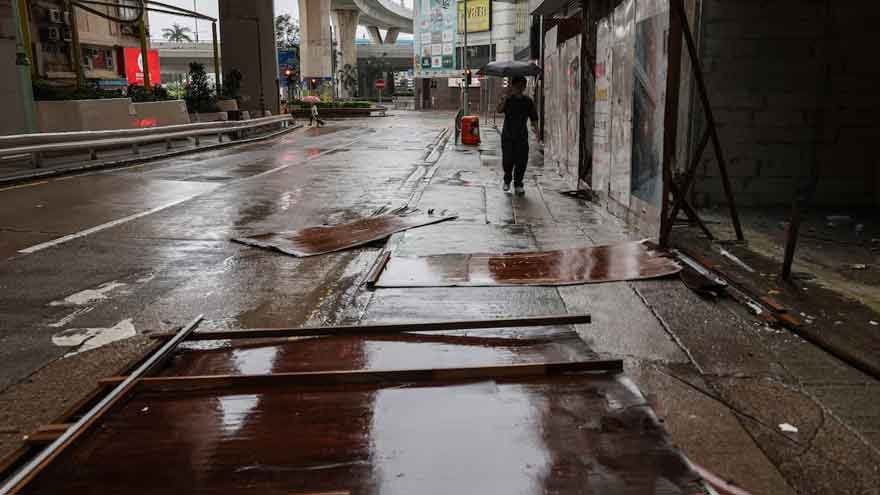 Typhoon Noul makes landfall in Guangdong as heavy rain and strong winds disrupt Hong Kong and southern China.