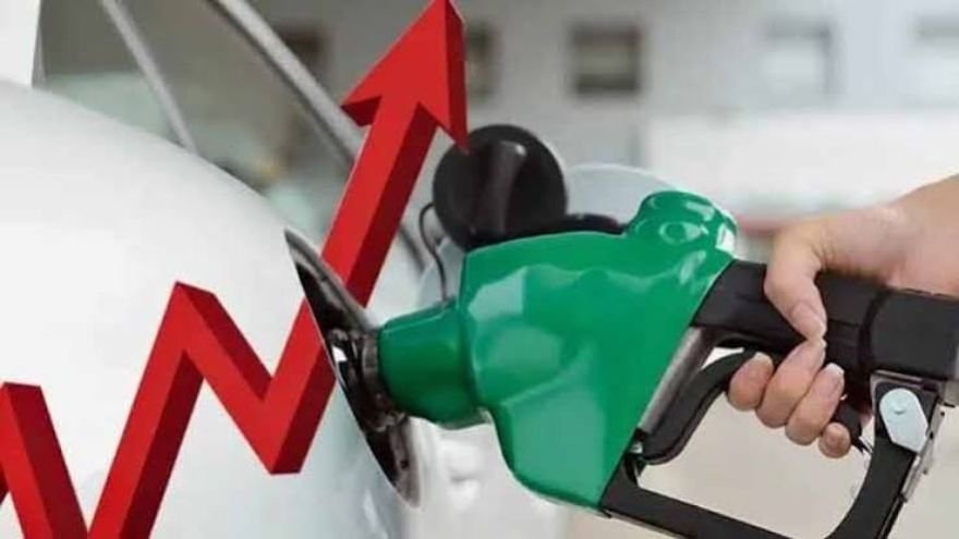 A fuel station displaying updated petrol and diesel prices after the government's latest revision in Pakistan.
