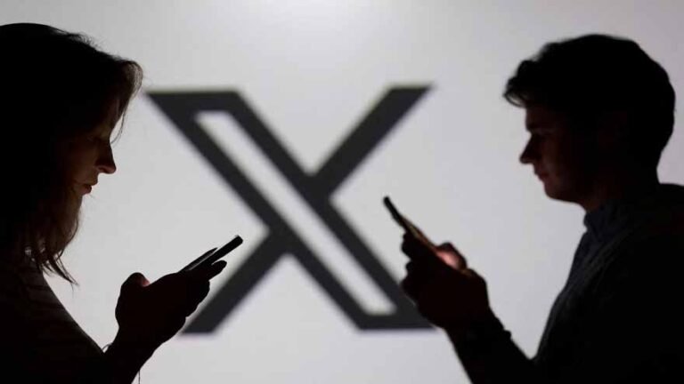 The X logo displayed alongside Australia's online safety debate over the teen social media ban.