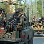 Pakistan security forces during intelligence-based operations under Operation Azm-e-Istehkam in Khyber Pakhtunkhwa and Balochistan.