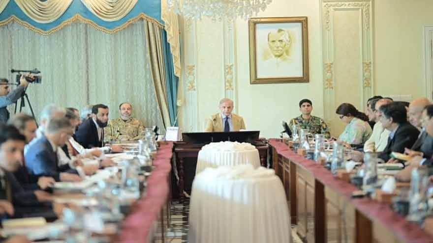 Prime Minister Shehbaz Sharif presides over a meeting on improving digital consular services for overseas Pakistanis.