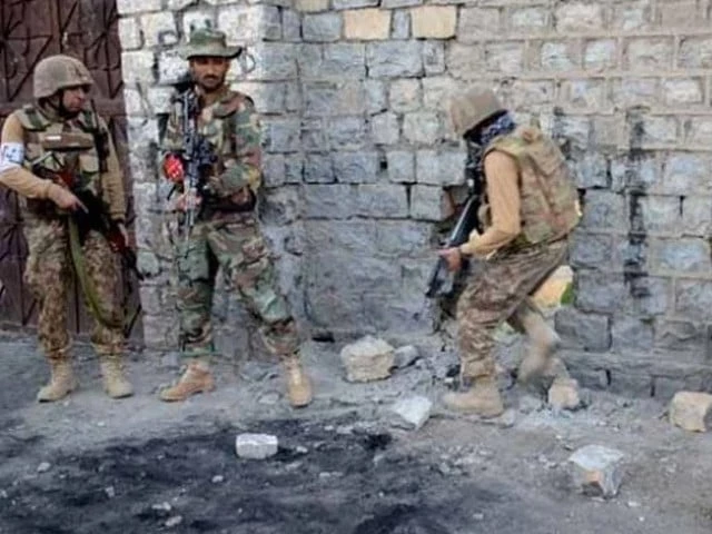 Security forces during an intelligence-based operation in Kharan, Balochistan