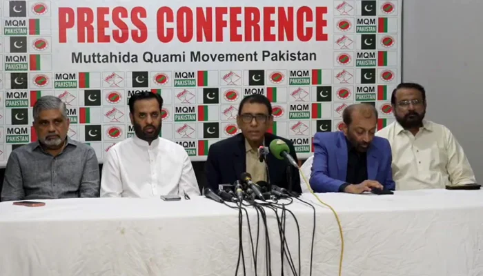MQM-P Chairman Khalid Maqbool Siddiqui calls for national dialogue on creating new provinces in Pakistan.