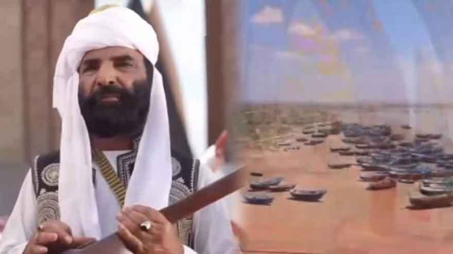 Baloch singer Akhtar Chanal performing ISPR’s patriotic song Pak Ae Watan.