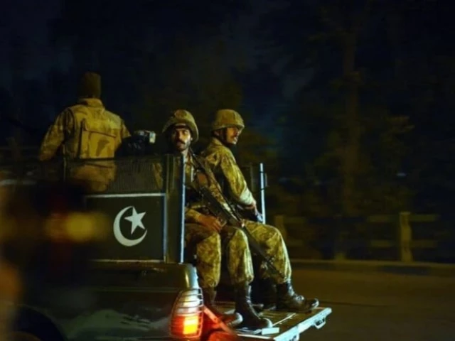 Pakistan security forces conduct a counterterrorism operation in Balochistan.