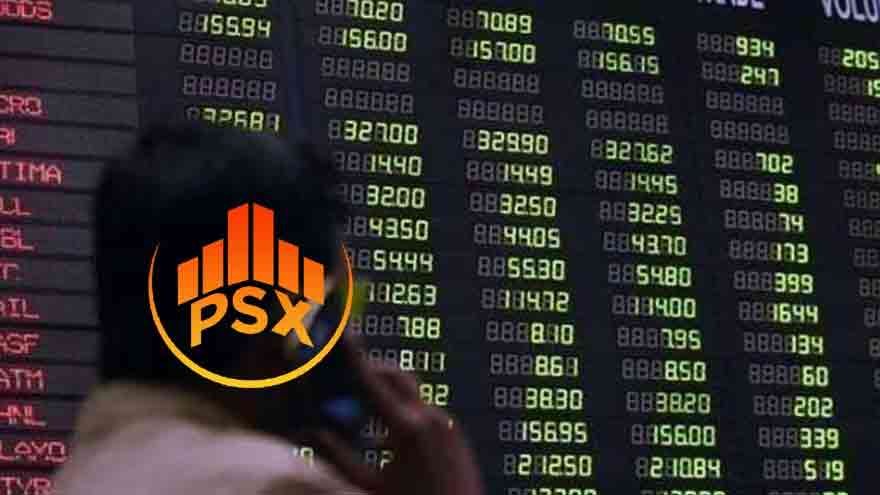 Pakistan Stock Exchange building as the KSE-100 Index rebounds in Tuesday trading.