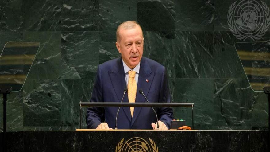 Kashmir Issue as Turkish President Recep Tayyip Erdoğan addresses the 81st UN General Assembly.