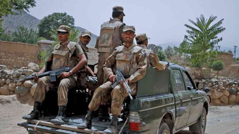 North Waziristan security operation against militants by Pakistan security forces.