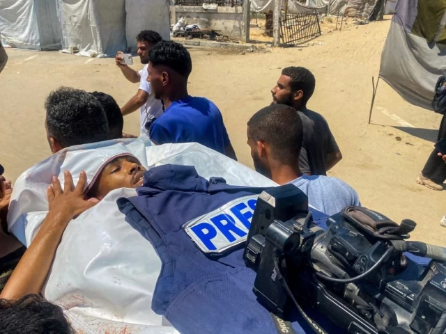 Gaza Journalists reporting from the Gaza Strip amid the ongoing conflict