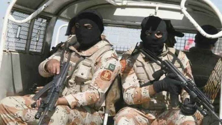 Human Trafficking operation in Karachi as Sindh Rangers and West District police arrest five suspects in Surjani Town.