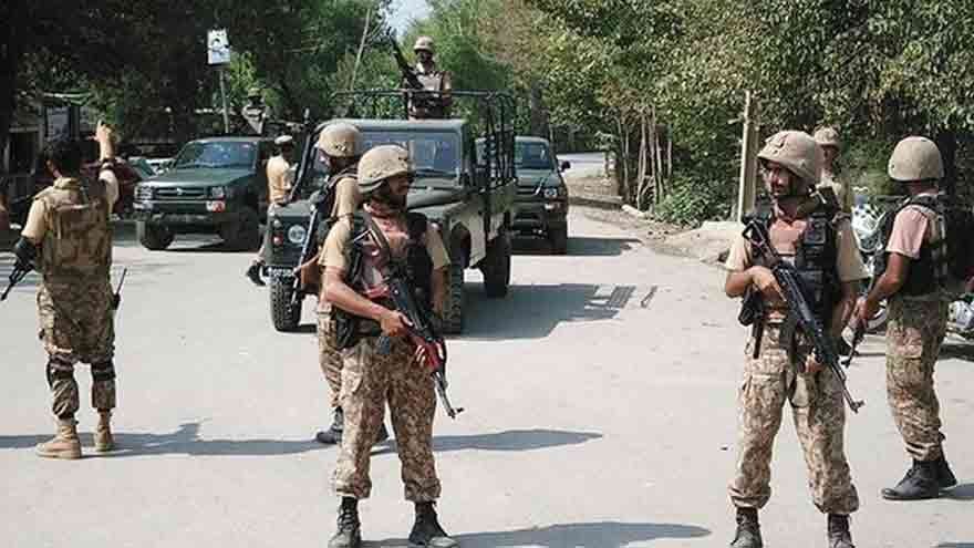 Balochistan Terrorists killed during security forces' operations in Kachhi and Wadh districts.