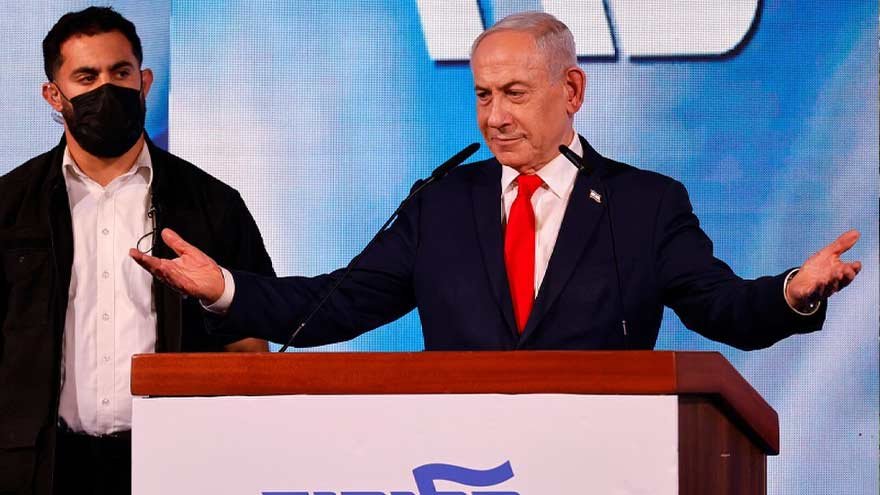 Israel election results show Netanyahu’s coalition winning 53 seats in the Knesset.