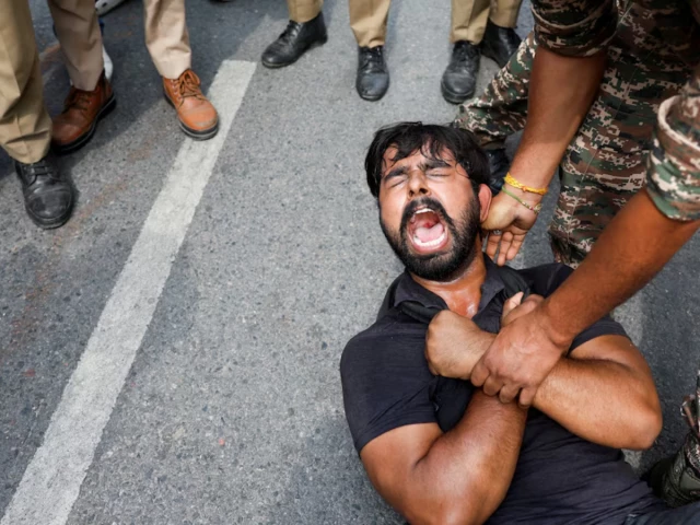 India Election Protests in New Delhi over voter-list revisions and demands for election chief Gyanesh Kumar to resign.